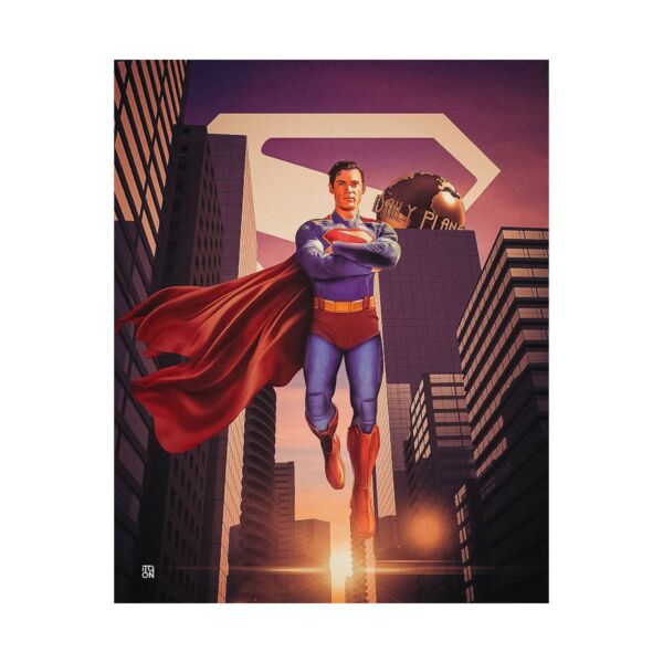 Superman 2 Vertical Poster | DC Art Print for Fans