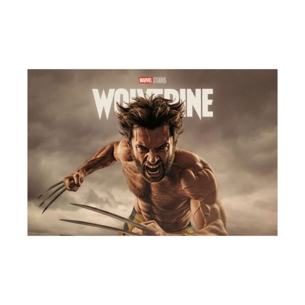 Wolverine Charge Matte Horizontal Poster – Iconic Marvel Art for Action Fans - Image 2