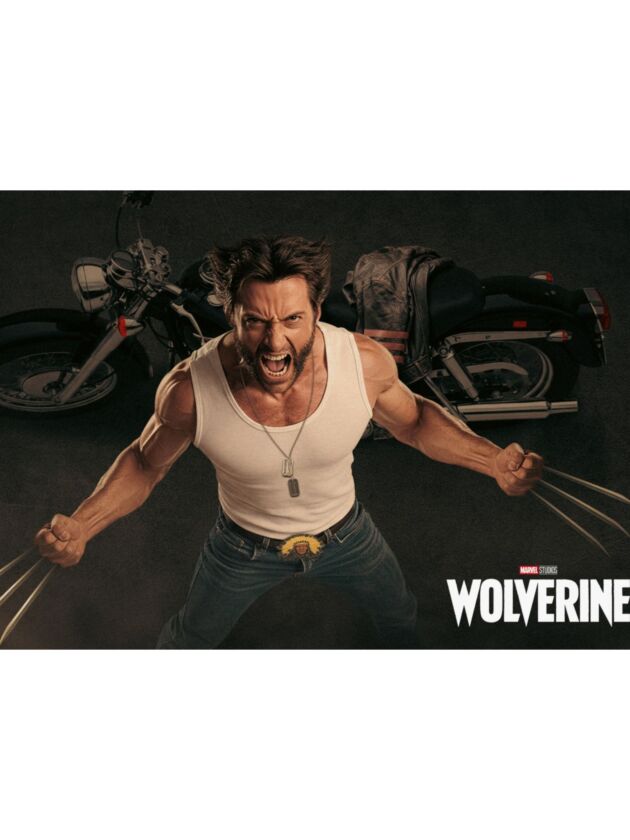Wolverine Anger from Above Matte Horizontal Poster – Iconic Marvel Art for Action Fans