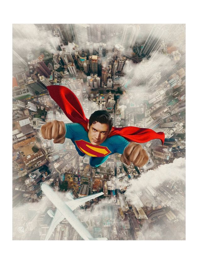 Superman 3 Vertical Poster | DC Art Print for Fans