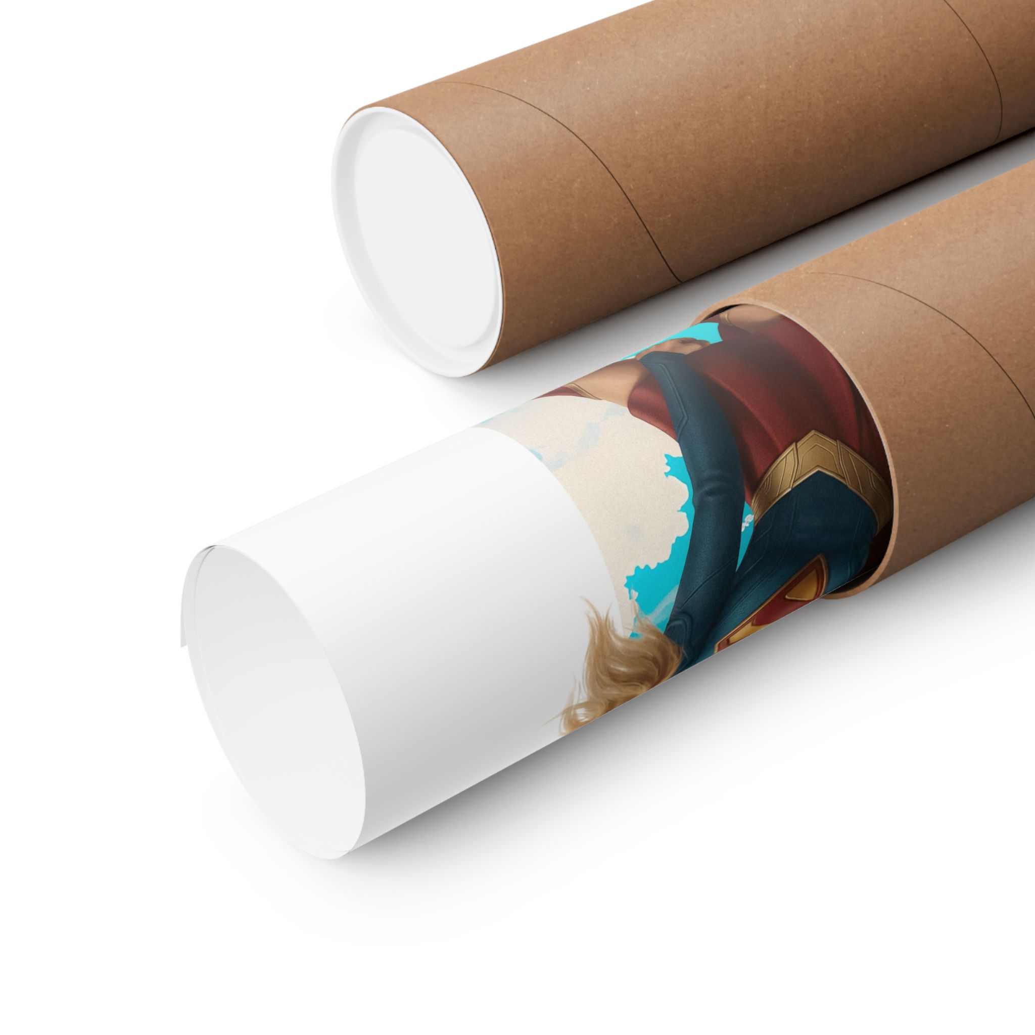 Super Up: Supergirl-Inspired Art Poster - Image 2