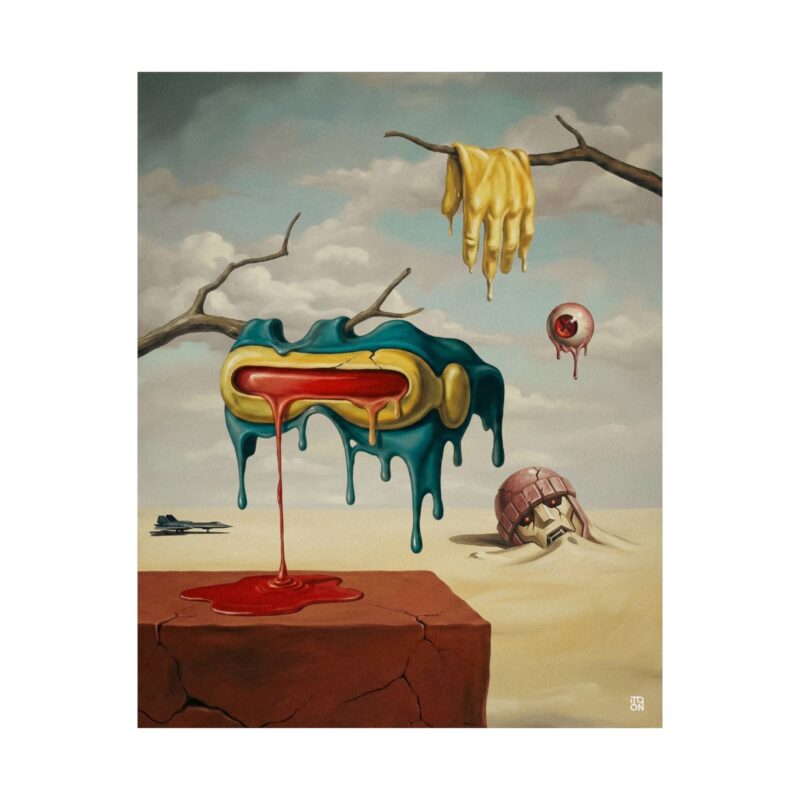 Optic Dystopia: Surreal Cyclops Art Print