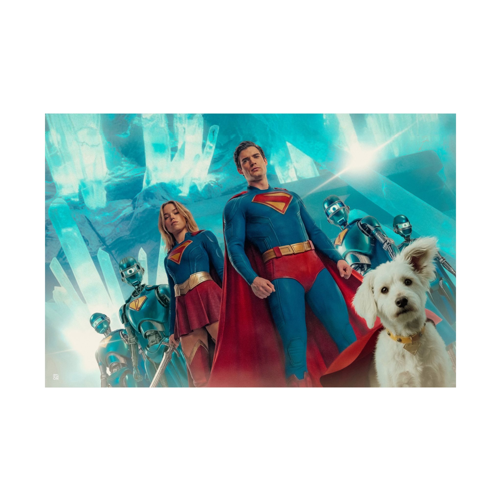 Crystal Command: Super Siblings & Robo Defenders Superman Print - Image 3