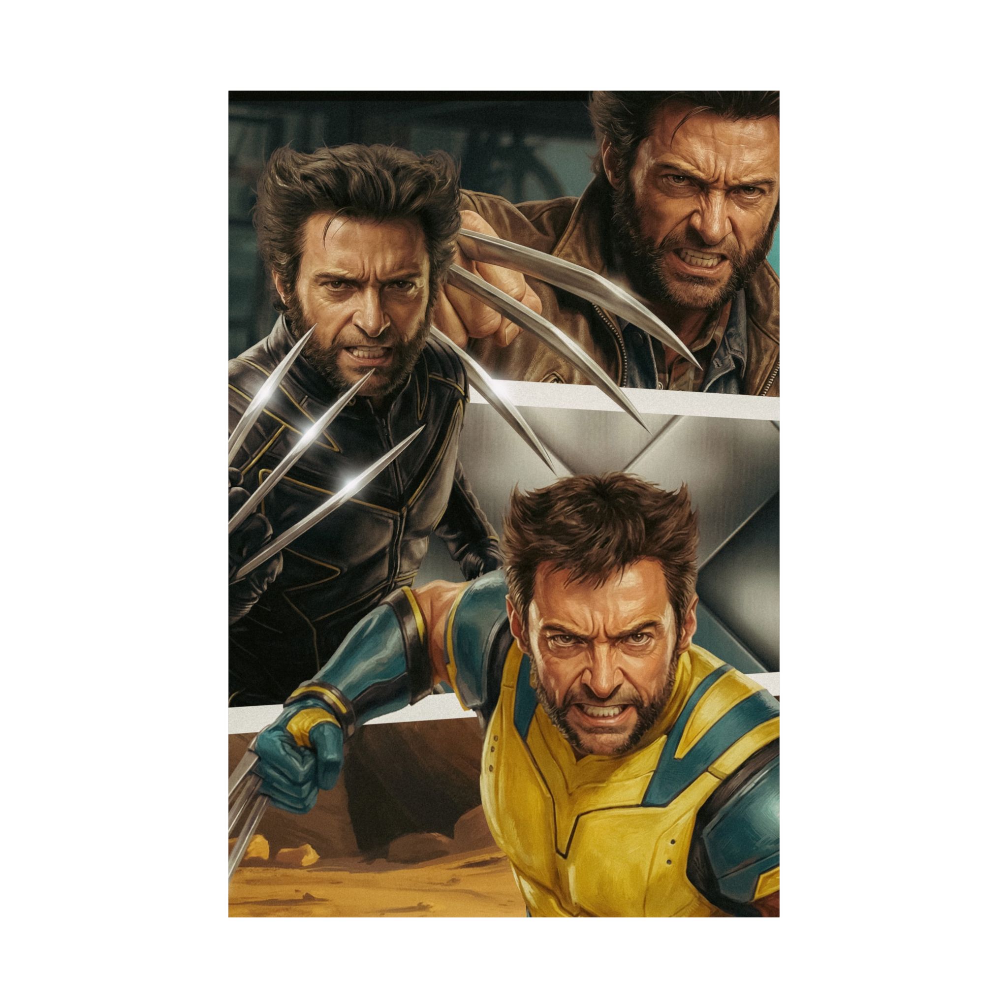 Claws of Legacy: Mutant Warrior Tribute Art Print | Cinematic Comic Inspired Wall Art | X-men Fan Decor - Image 19