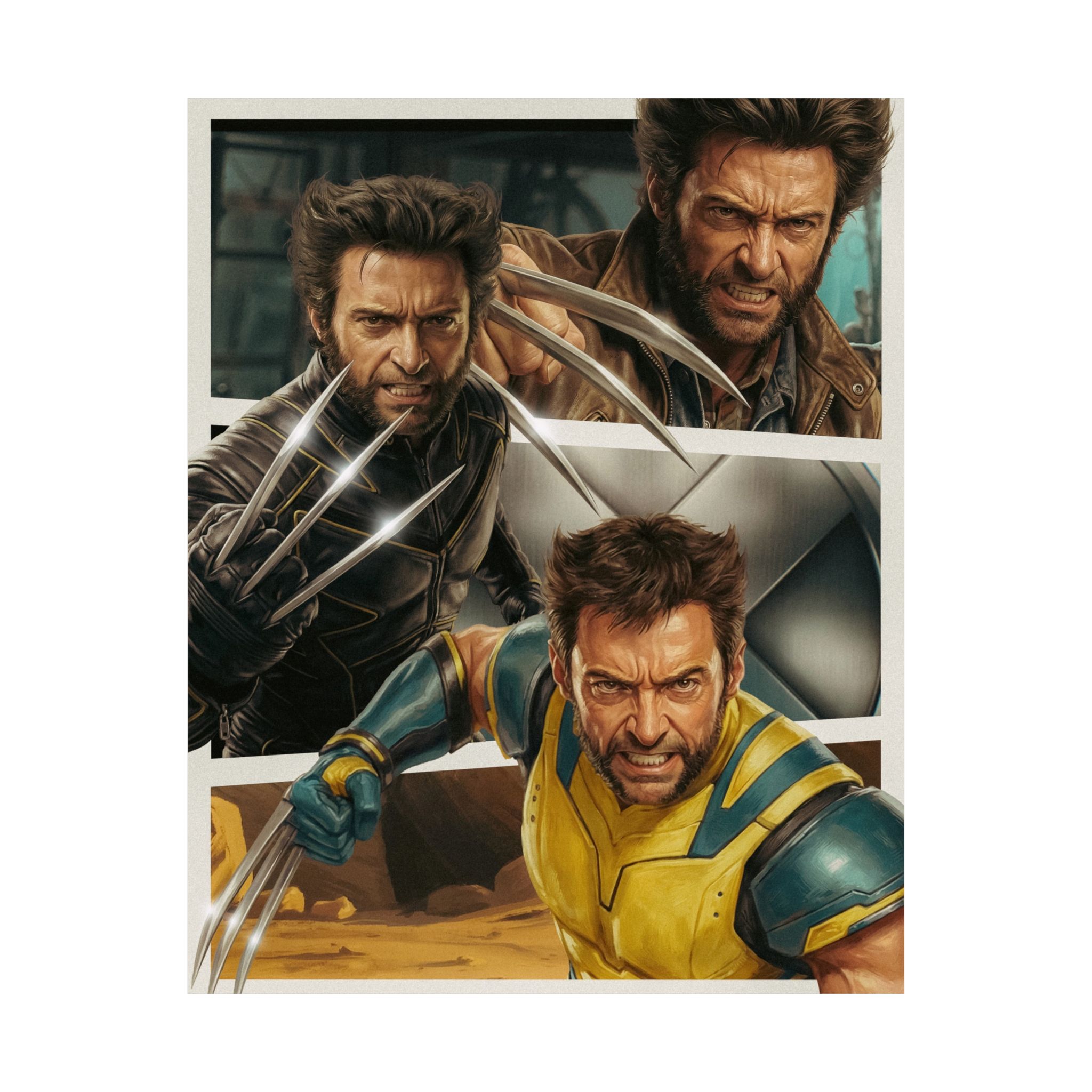 Claws of Legacy: Mutant Warrior Tribute Art Print | Cinematic Comic Inspired Wall Art | X-men Fan Decor - Image 13
