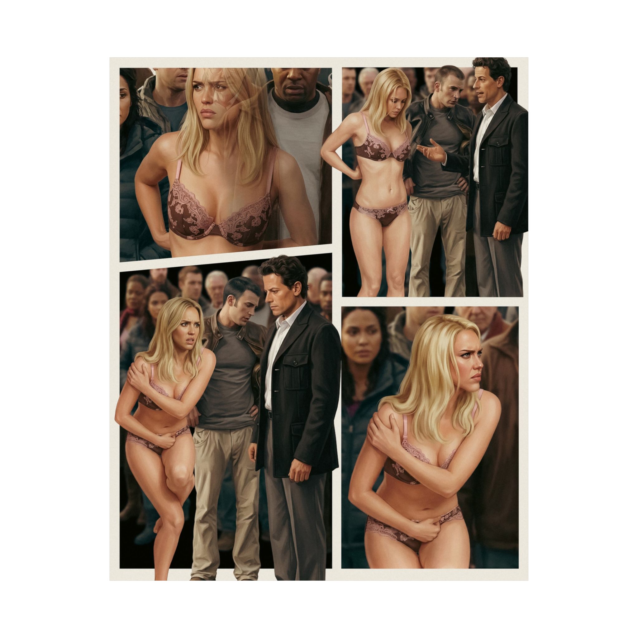 Invisible No More – Superhero Origin Tribute Art Print | Fantastic Four Fan Art