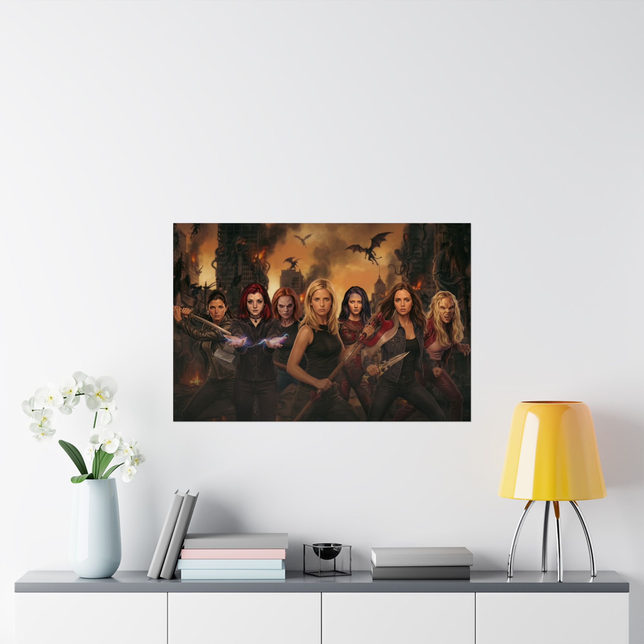 Chosen to Fight – Supernatural Slayer Tribute Art Print | Buffy Fan Art - Image 6