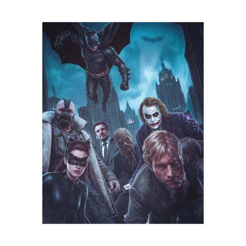 Gotham’s Rogues: Dark Knight Villains | Dark Knight Trilogy Tribute Print