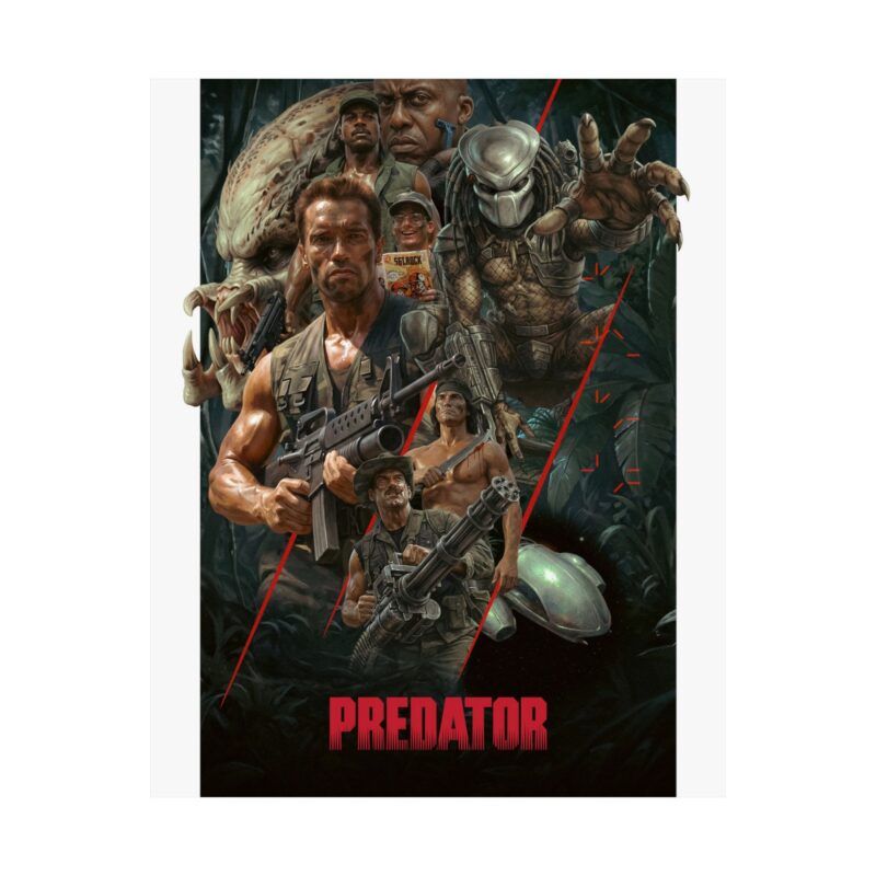 Predator Legacy – Jungle Hunter Tribute Art Print