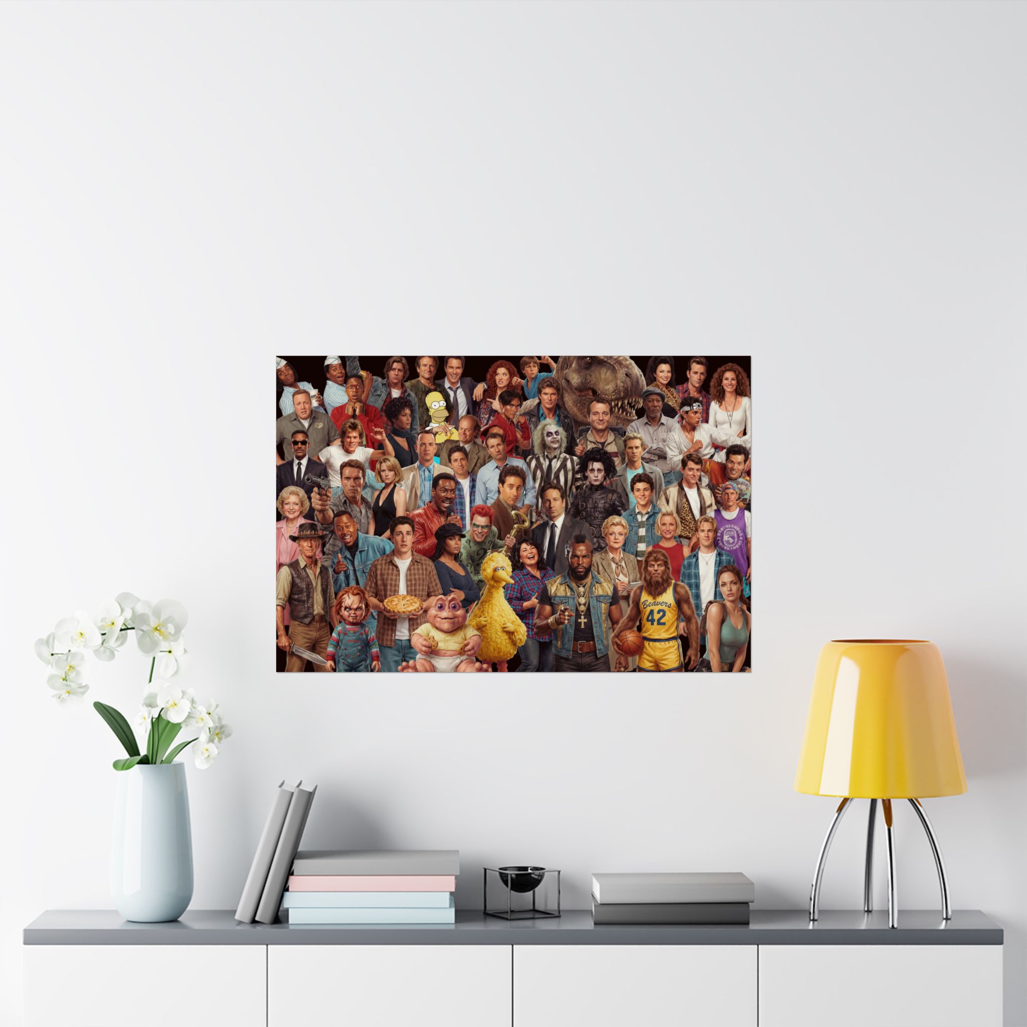 Ultimate Nostalgia Collage Part 2 – 80s & 90s Icons Art Print - Image 6