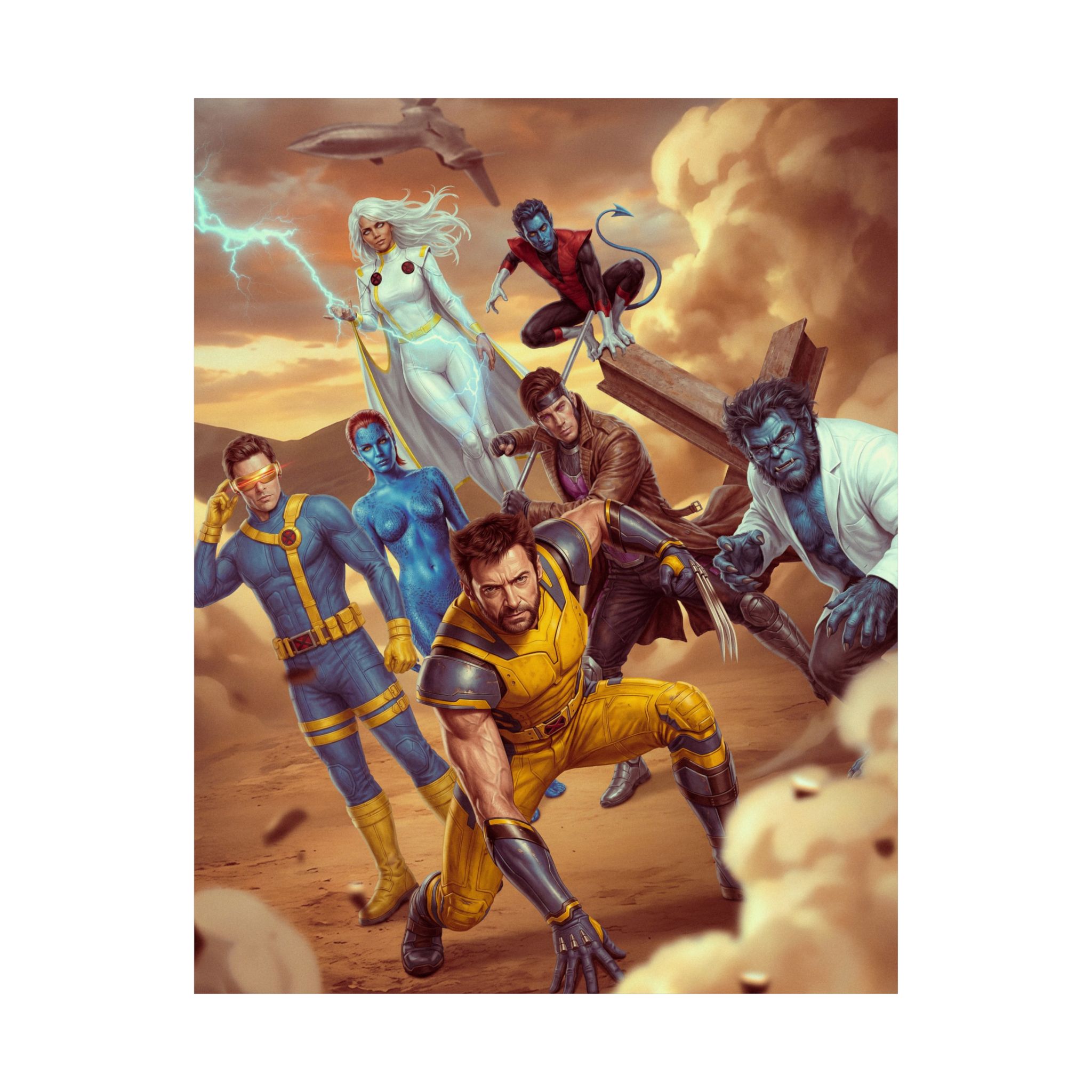 X-Men – Cinematic Team Tribute Art Print - Image 4