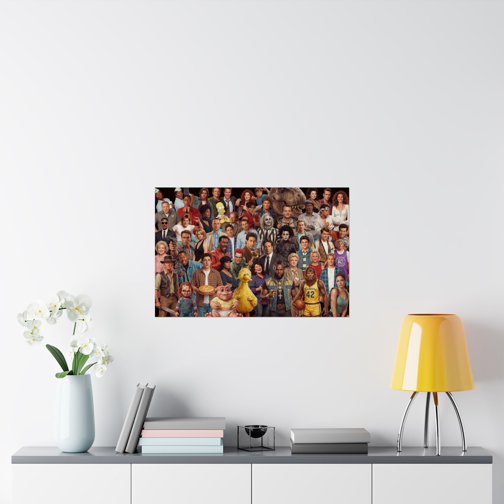 Ultimate Nostalgia Collage Part 2 – 80s & 90s Icons Art Print - Image 9