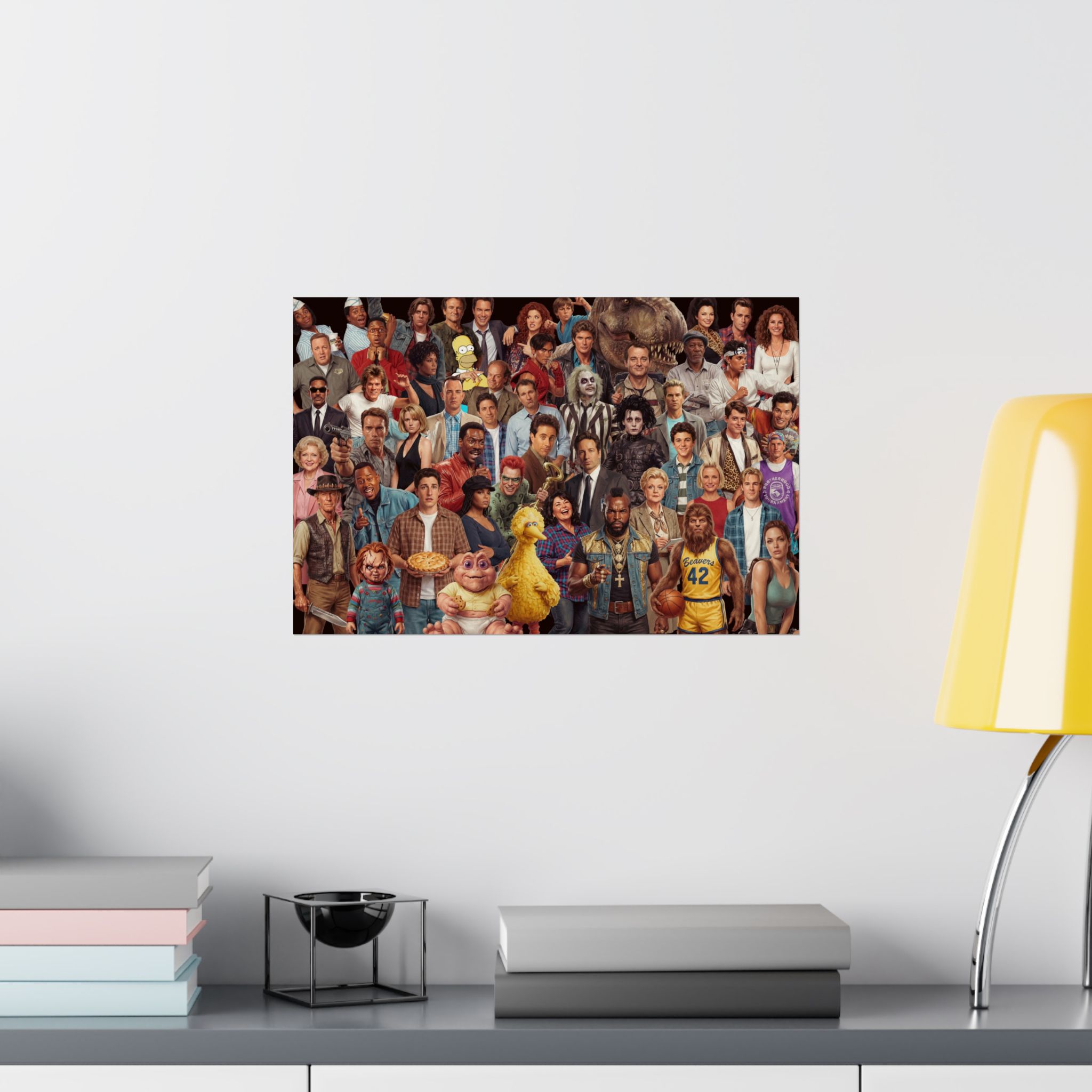 Ultimate Nostalgia Collage Part 2 – 80s & 90s Icons Art Print - Image 3