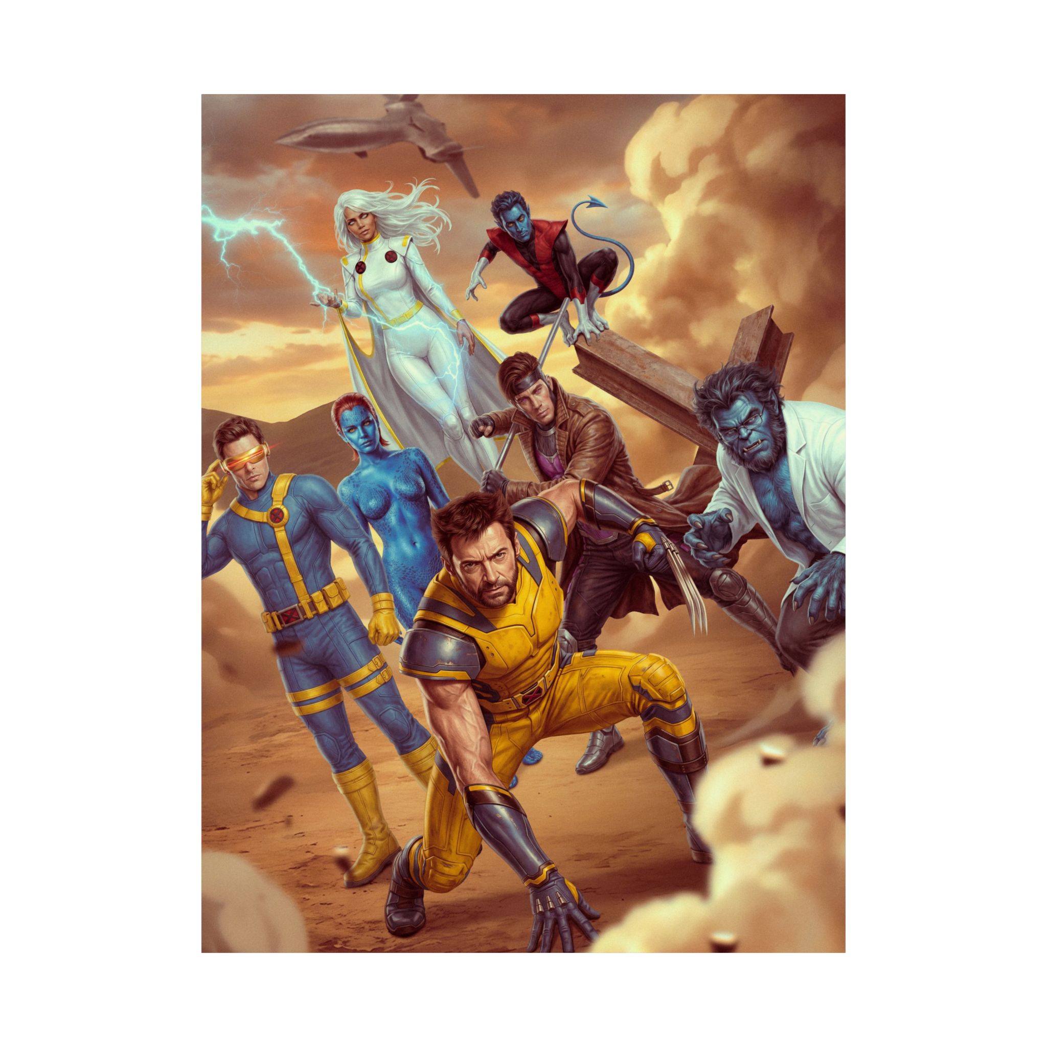 X-Men – Cinematic Team Tribute Art Print - Image 7