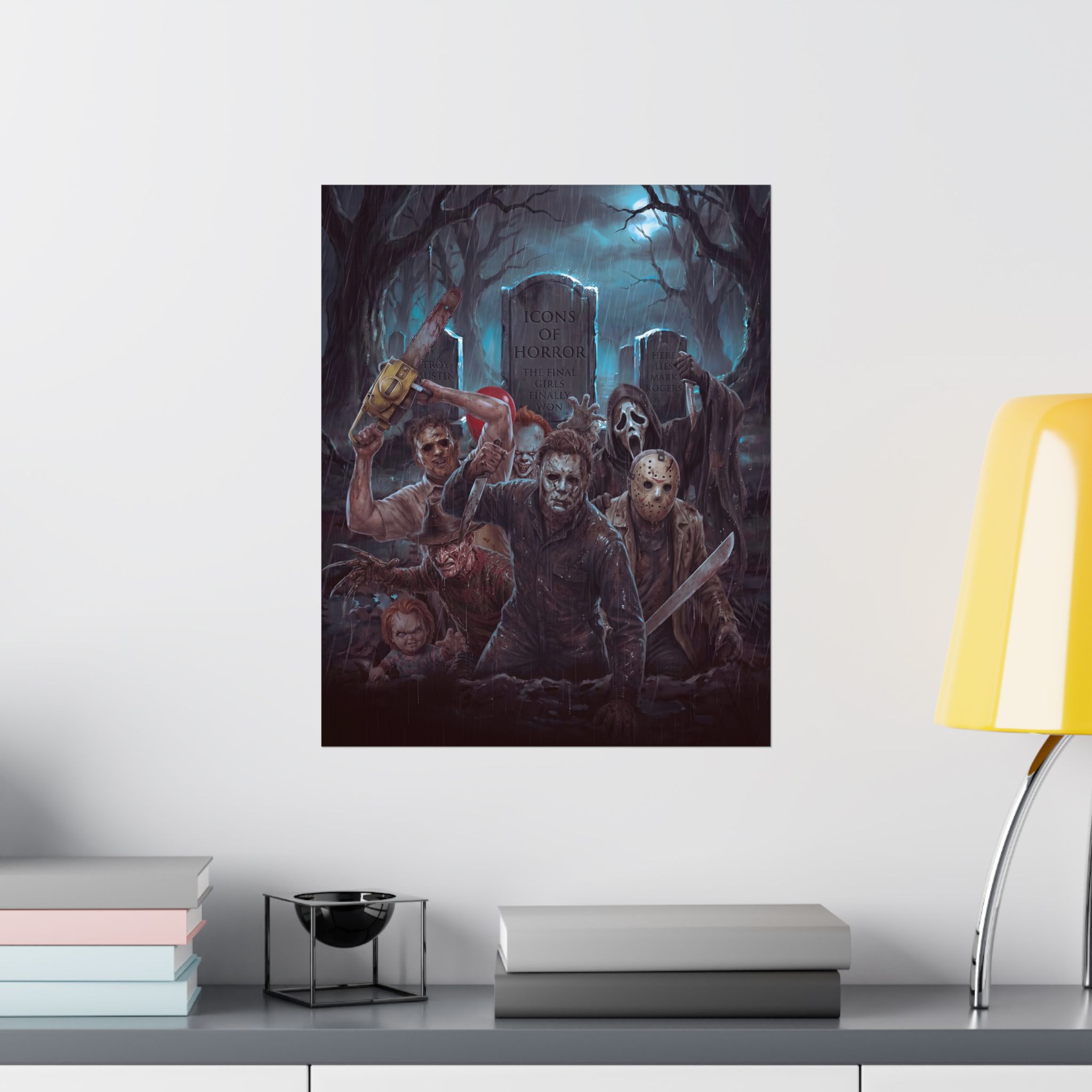 Icons of Horror – Premium Cinematic Horror Tribute Art Print - Image 6