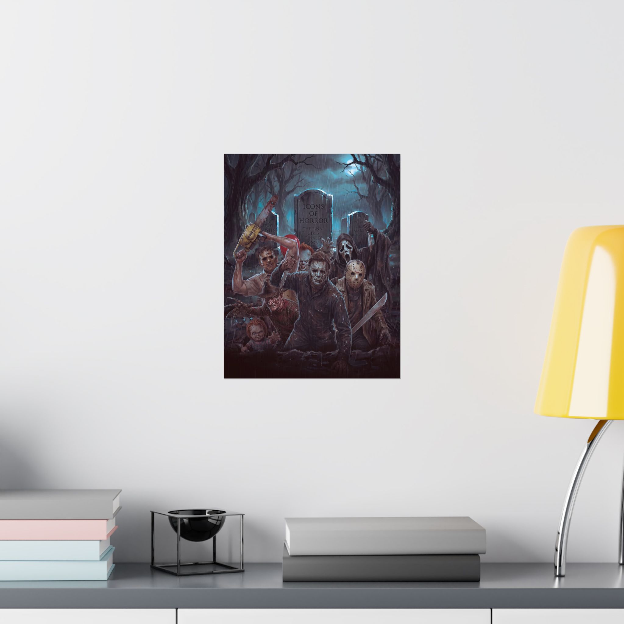 Icons of Horror – Premium Cinematic Horror Tribute Art Print - Image 9