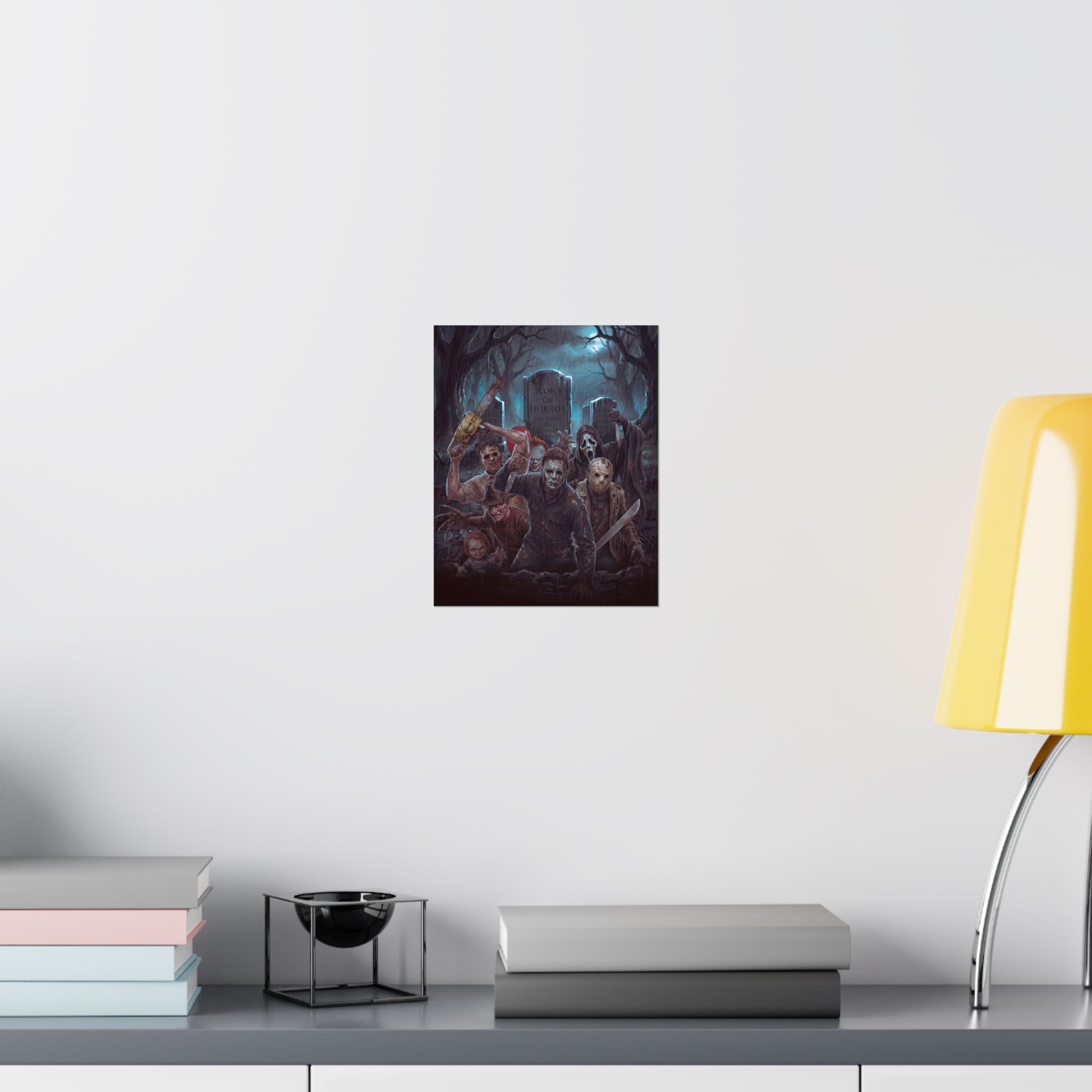 Icons of Horror – Premium Cinematic Horror Tribute Art Print - Image 3