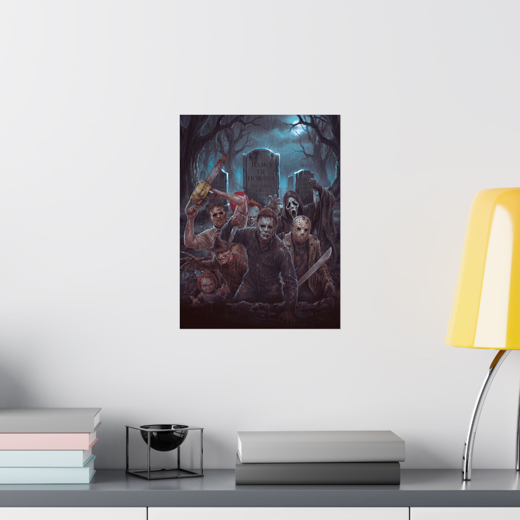 Icons of Horror – Premium Cinematic Horror Tribute Art Print - Image 12