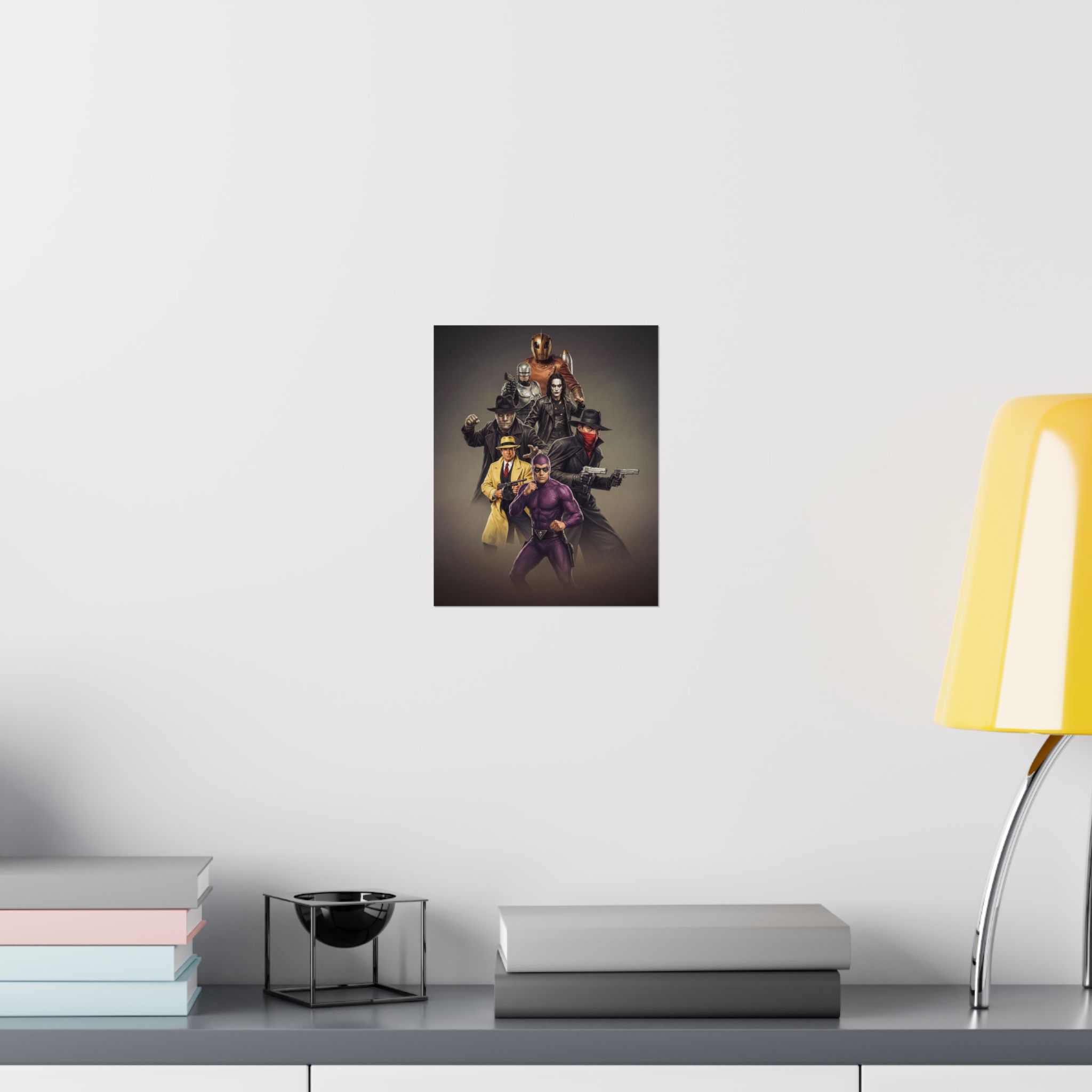 Legends of the Pulp Age: Retro Heroes Tribute Poster | Wall Art | Superhero Poster - Image 6