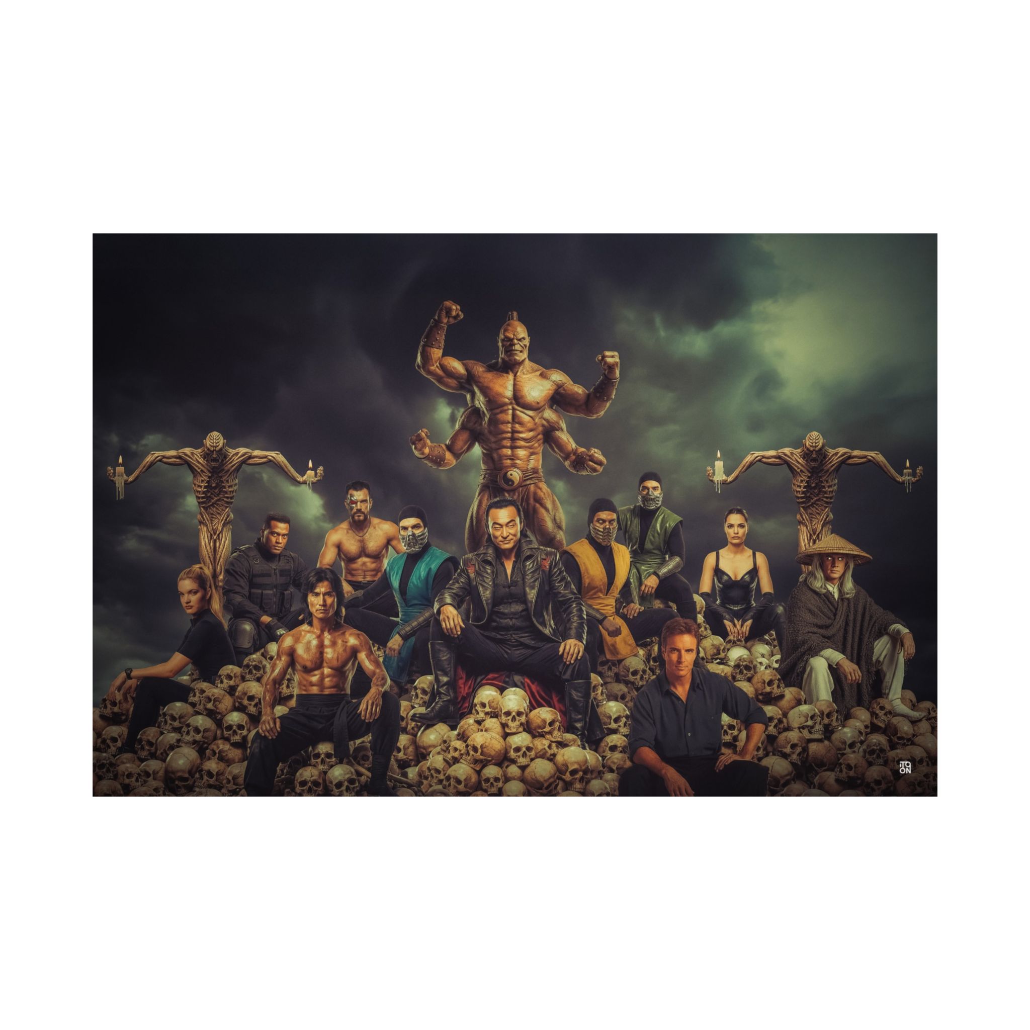 Skulls & Showdown: Retro MK95 Poster - Image 4