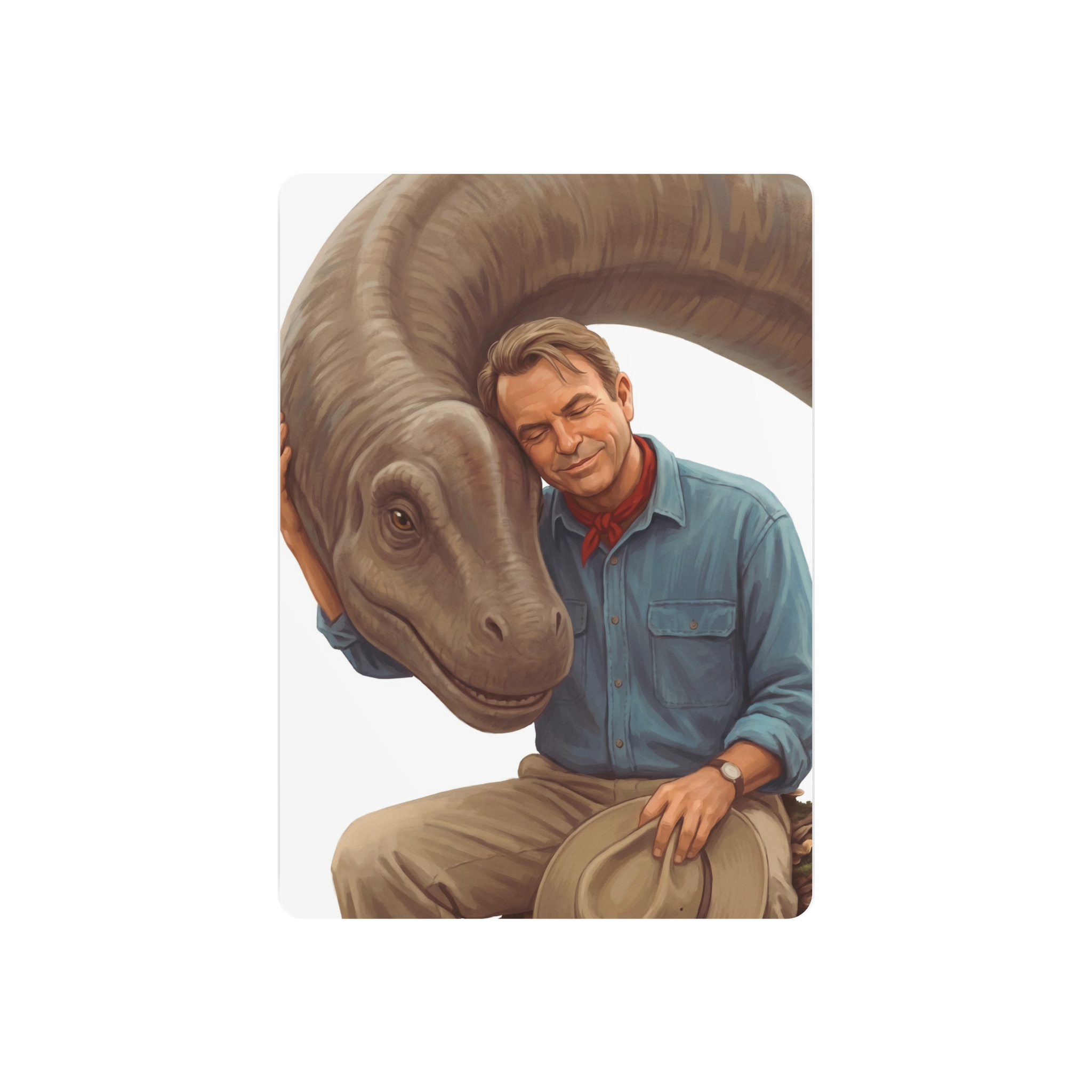 Sam Neill Tribute Metal Wall Art