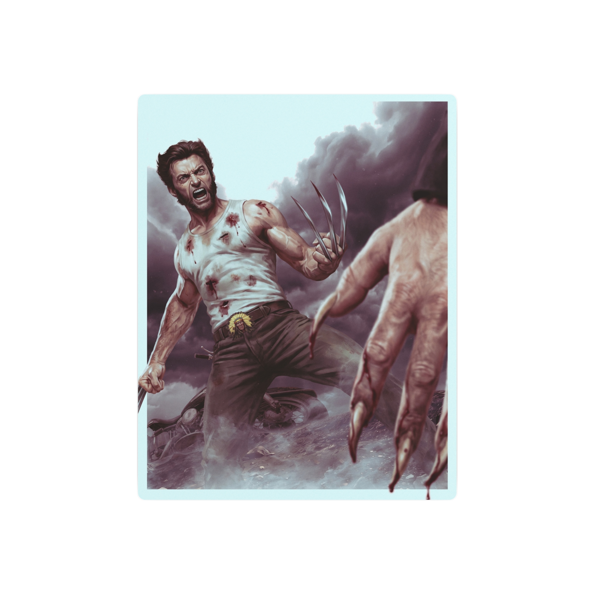 Logan Collector's Metal Plate | Marvel Superhero Wall Art - Image 9