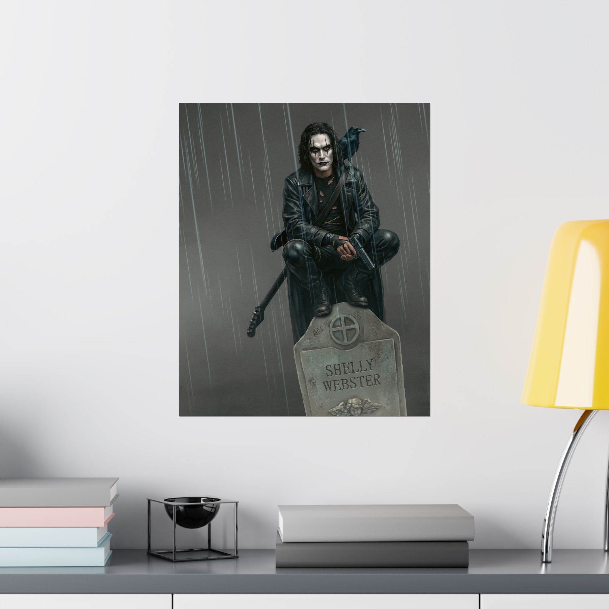 The Crow Tribute Poster: Gothic Comic-Inspired Art Print | Brandon Lee Memorial Wall Decor - Image 3