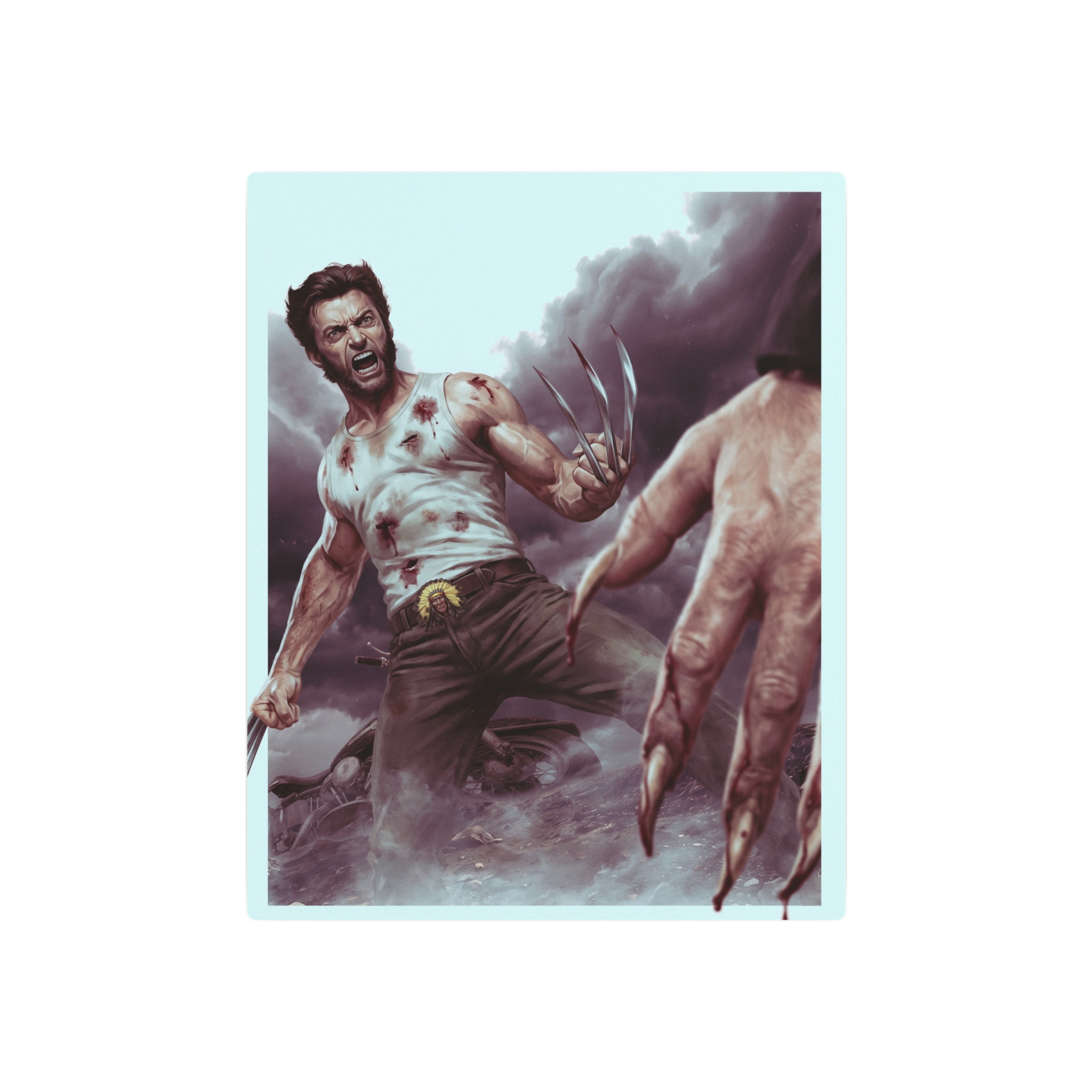 Logan Collector's Metal Plate | Marvel Superhero Wall Art - Image 13