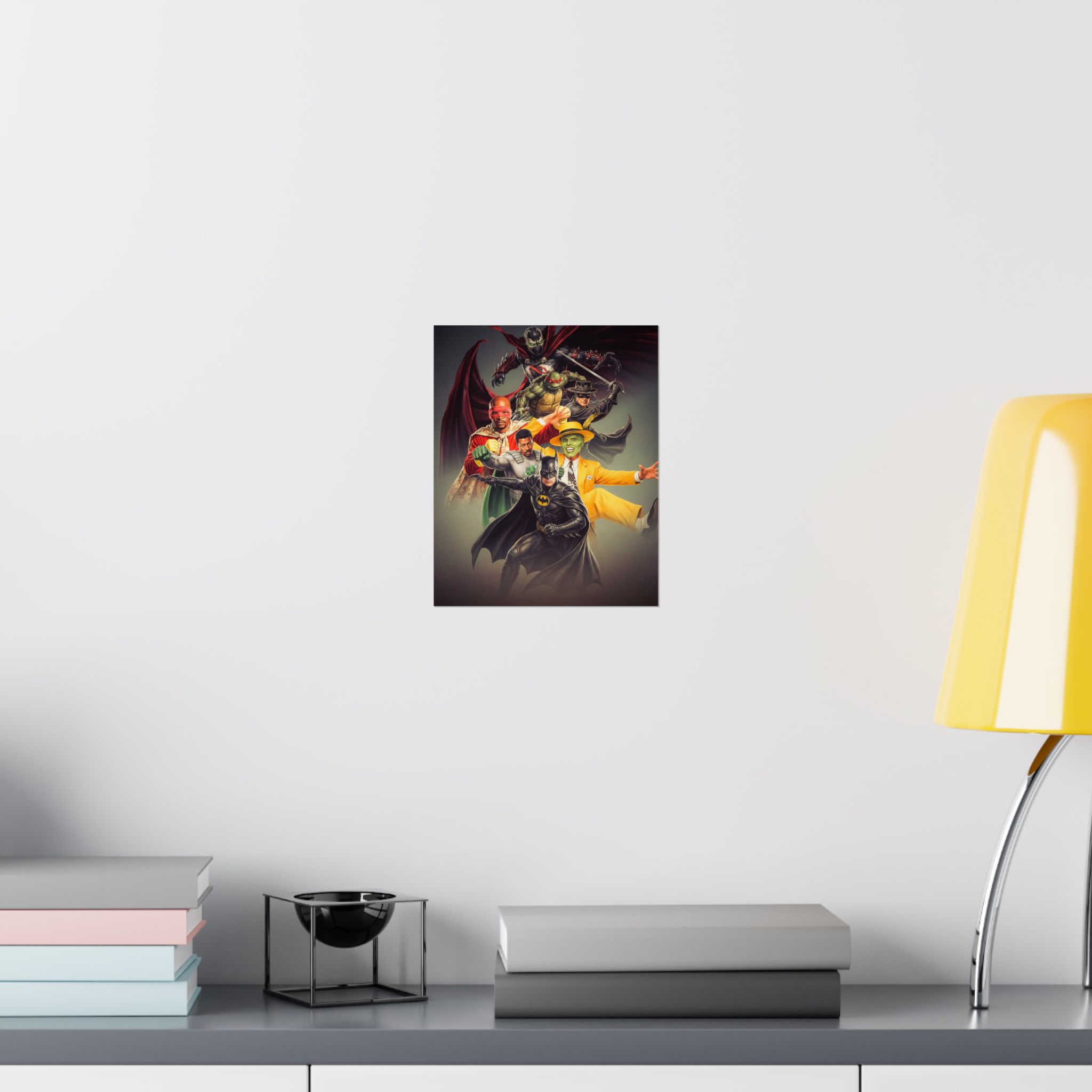 90s Mayhem: Retro Superhero Movie Mashup Poster | Wall Art | Superhero Poster - Image 6